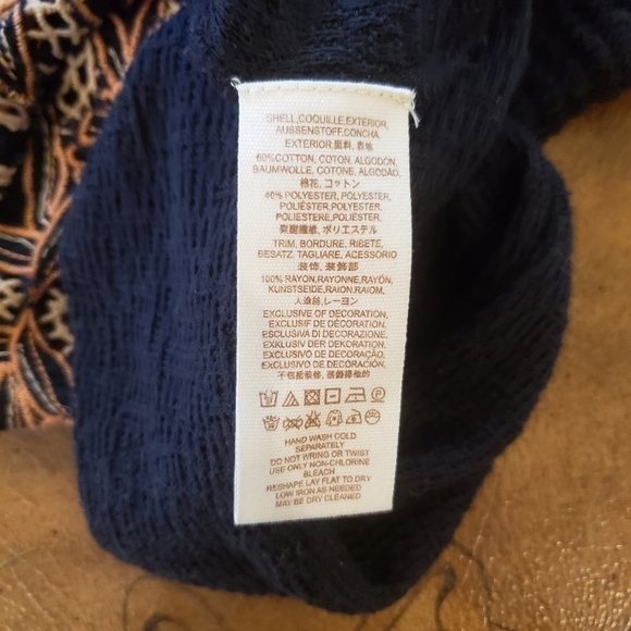 Free People Easy Breezy  Boho Henley Long Sleeve Button Shirt Size XS - Picture 16 of 16